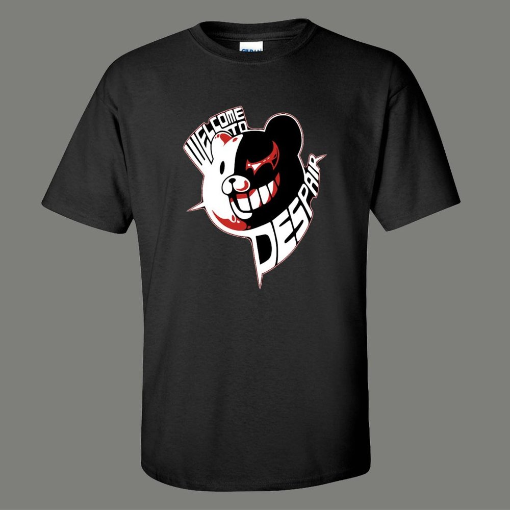 WELCOME TO DESPAIR ANIME VILLAIN ART OLDSKOOL TEE